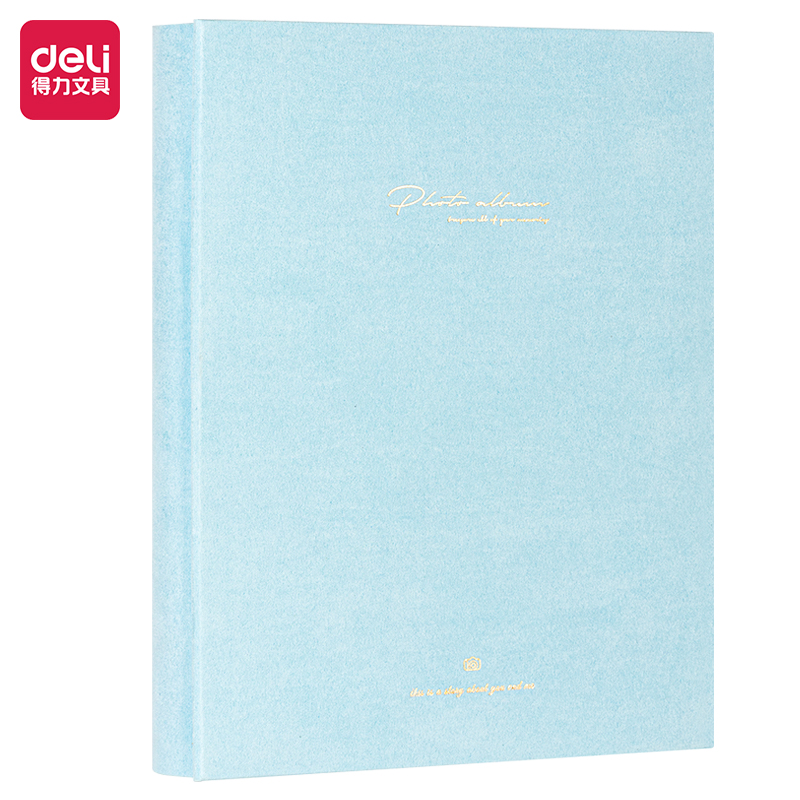 得力PQ853_5寸320入相冊(cè)(藍(lán))(個(gè))