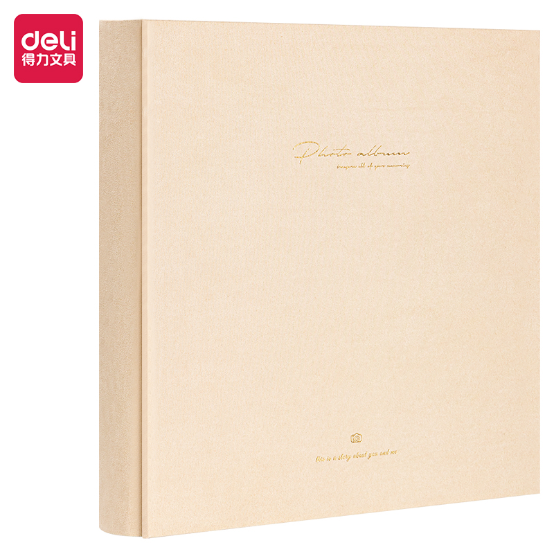 得力PQ854_6寸480入相冊(黃)(個)