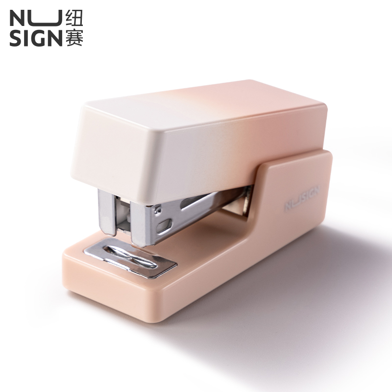 紐賽NS083A_12#迷你訂書機(jī)(日光輕語)(粉)(1臺(tái)訂書機(jī)+1盒釘)