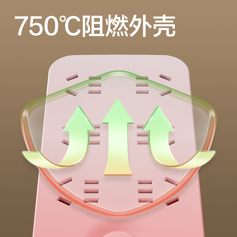 得力33921(03)雅白系列延長線插座_6組_3米_PE袋(白)(個)