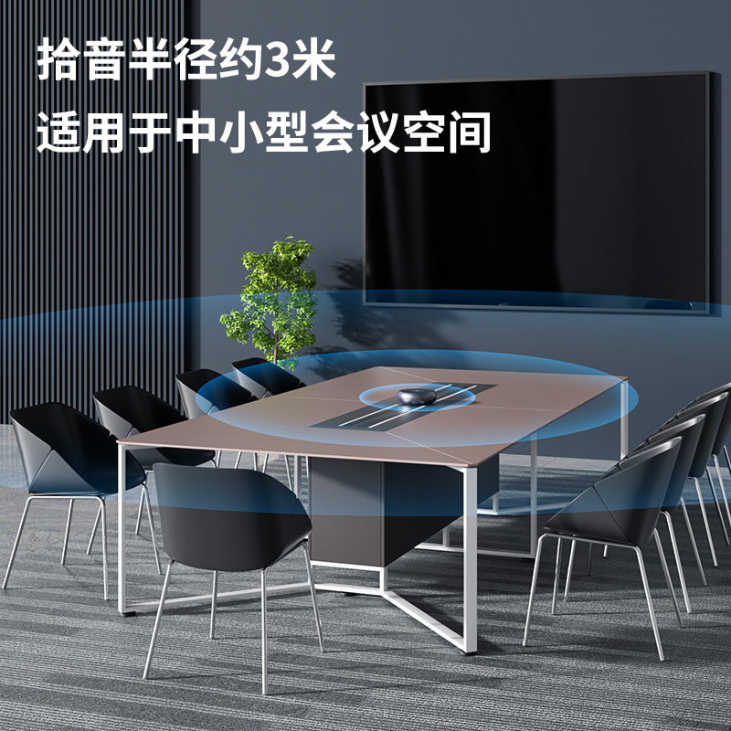 得力MN101全向麥克風(fēng)(灰)(臺(tái))