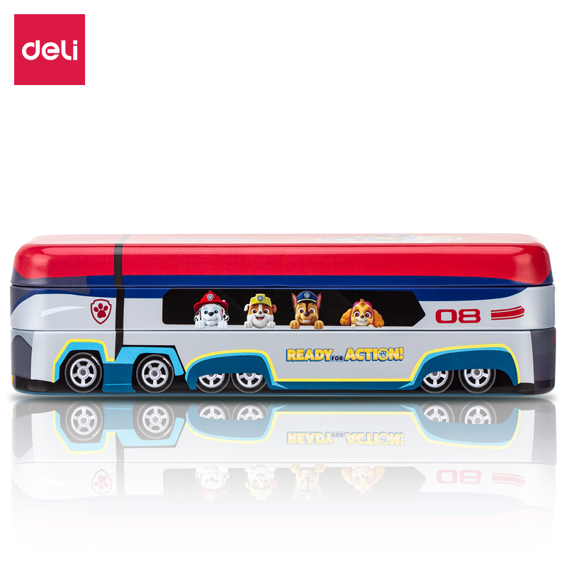 得力70854A汪汪隊(duì)文具盒(紅)(個(gè))