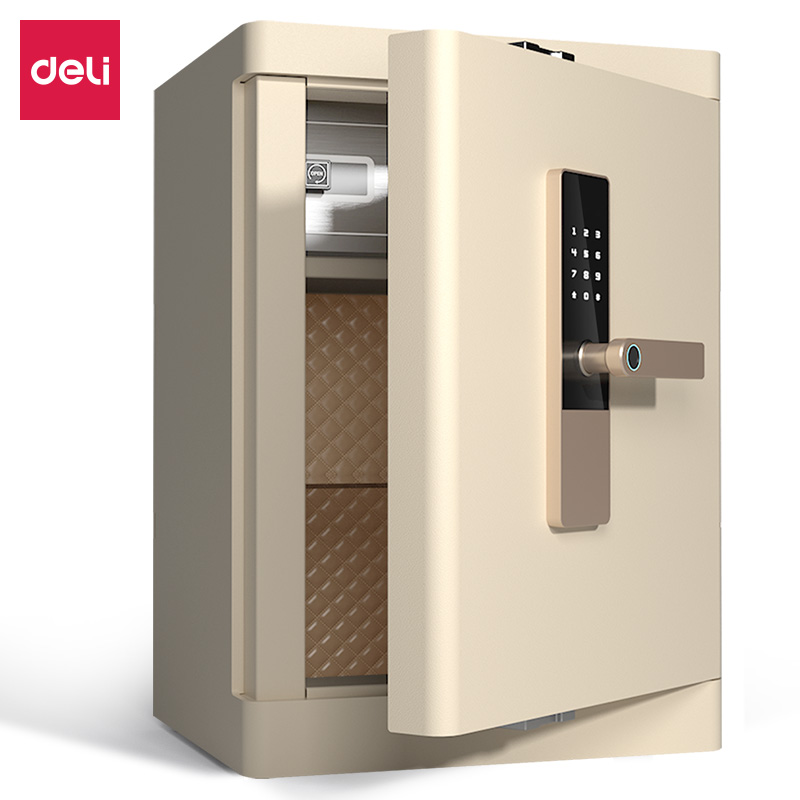 得力4101G電子防盜保險(xiǎn)柜H600(金色)(臺(tái))
