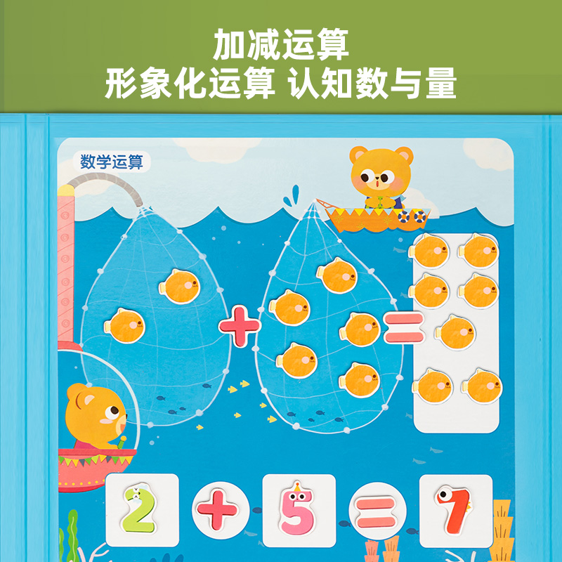 得力YX454學(xué)具數(shù)學(xué)啟蒙教具套裝-個位運(yùn)算(藍(lán))(套)