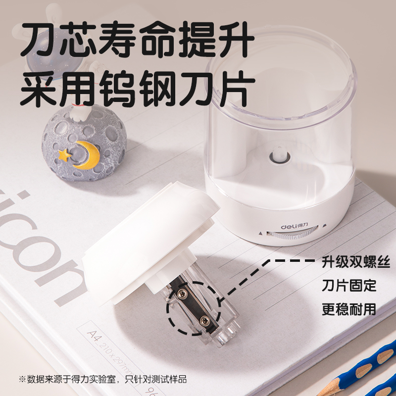 得力VA15電動卷筆刀(白)(臺)