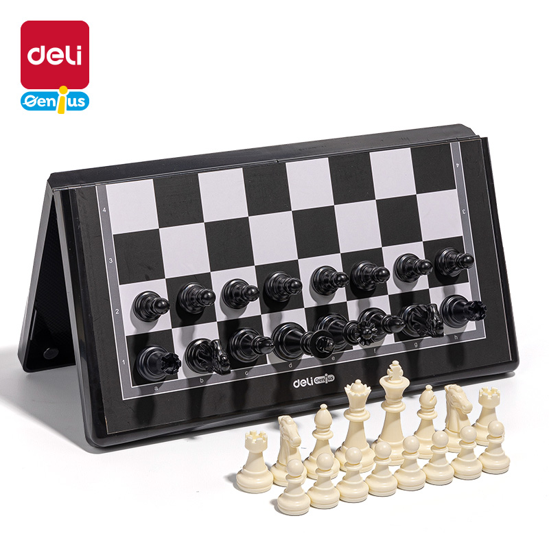 得力YW120大號(hào)磁石國(guó)際象棋(混)(盒)