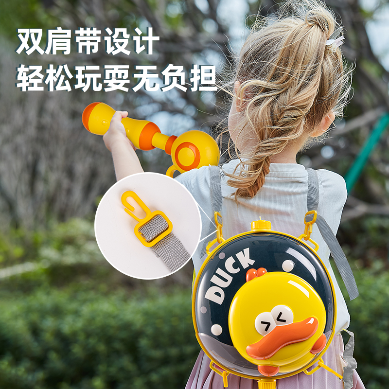 得力YW142-1背包水槍-小鴨子(混)(套)