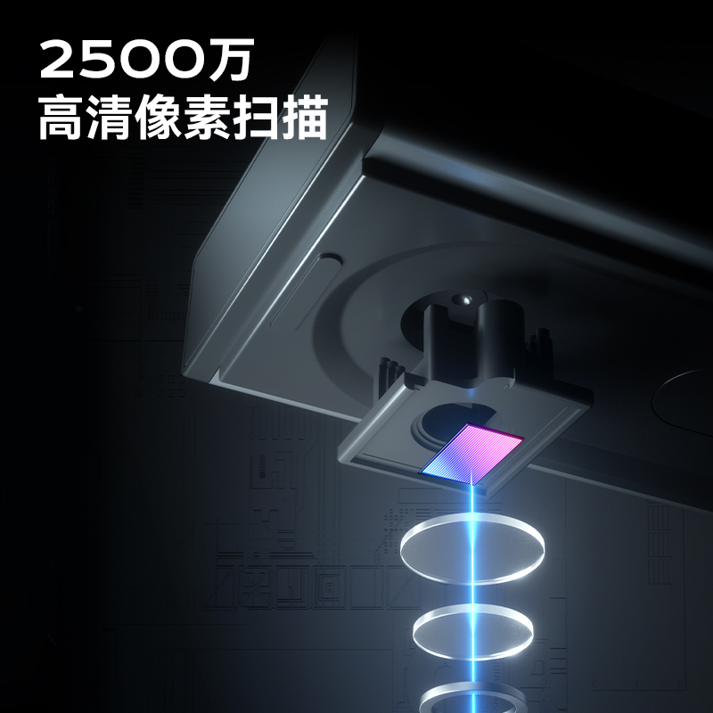 得力GK881高拍儀A3硬底(黑)(臺)