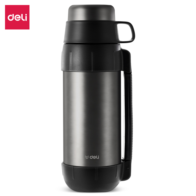 得力LL106-旅行壺-304不銹鋼1.5L-深灰(深灰)(1個/彩盒)
