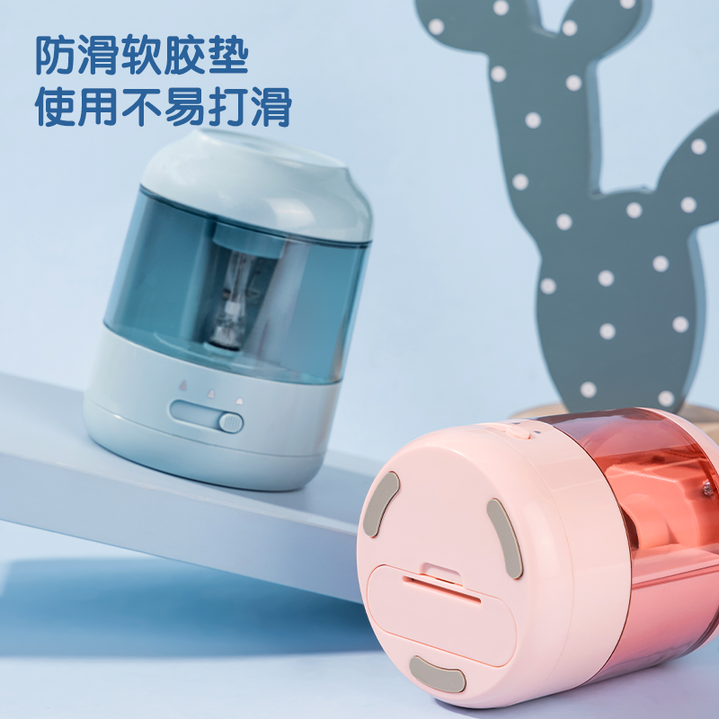 得力VA658-1電動卷筆刀(藍色)(盒)