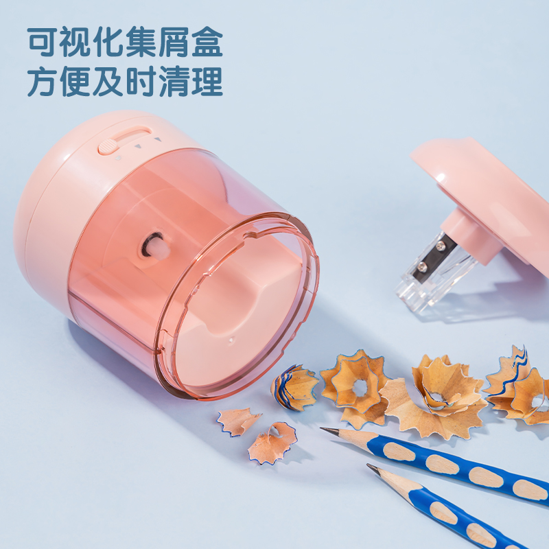 得力VA658-1電動卷筆刀(藍色)(盒)