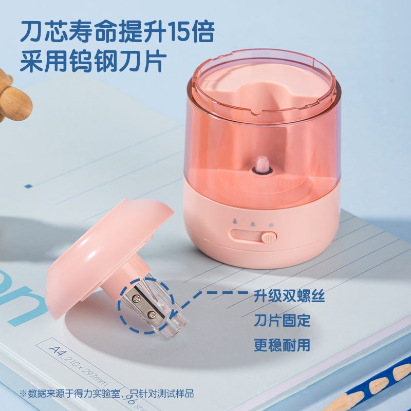 得力VA658-1電動(dòng)卷筆刀(紅色)(盒)