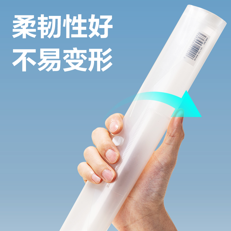 得力8308A_A4標(biāo)簽款文件袋(透明)(個)
