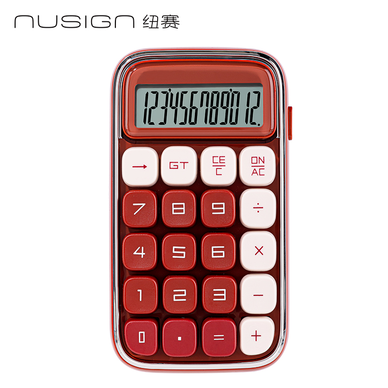 紐賽NS043桌面計(jì)算器(紅色)(臺(tái))