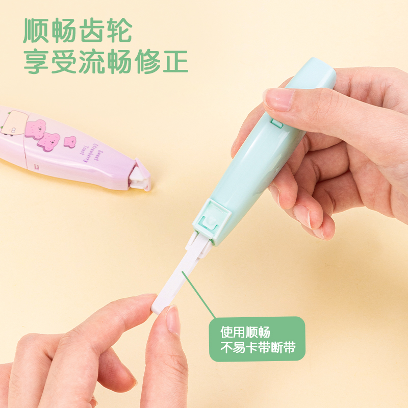 得力VR167考拉主題筆型修正帶(紫)(個)