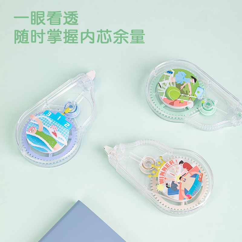 得力VR172運(yùn)動(dòng)主題修正帶(藍(lán))(個(gè))