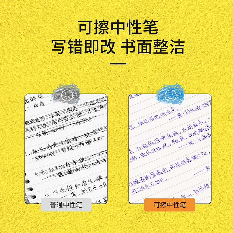 得力SA177奇幻夢想家按動IP中性筆0.5mm子彈頭(可擦晶藍)(支)