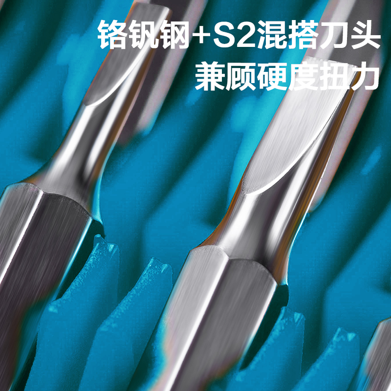 deli得力DW1711精密螺絲刀33件套(藍(lán))(套)
