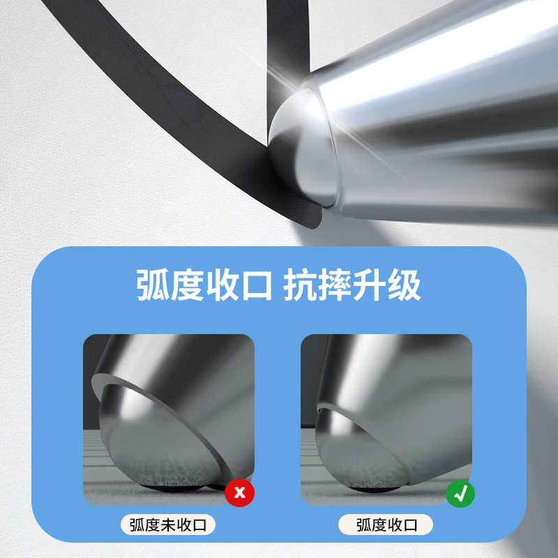 得力S60Pro-10臻順滑按動(dòng)中性筆0.5mm子彈頭(黑)(10支/盒)