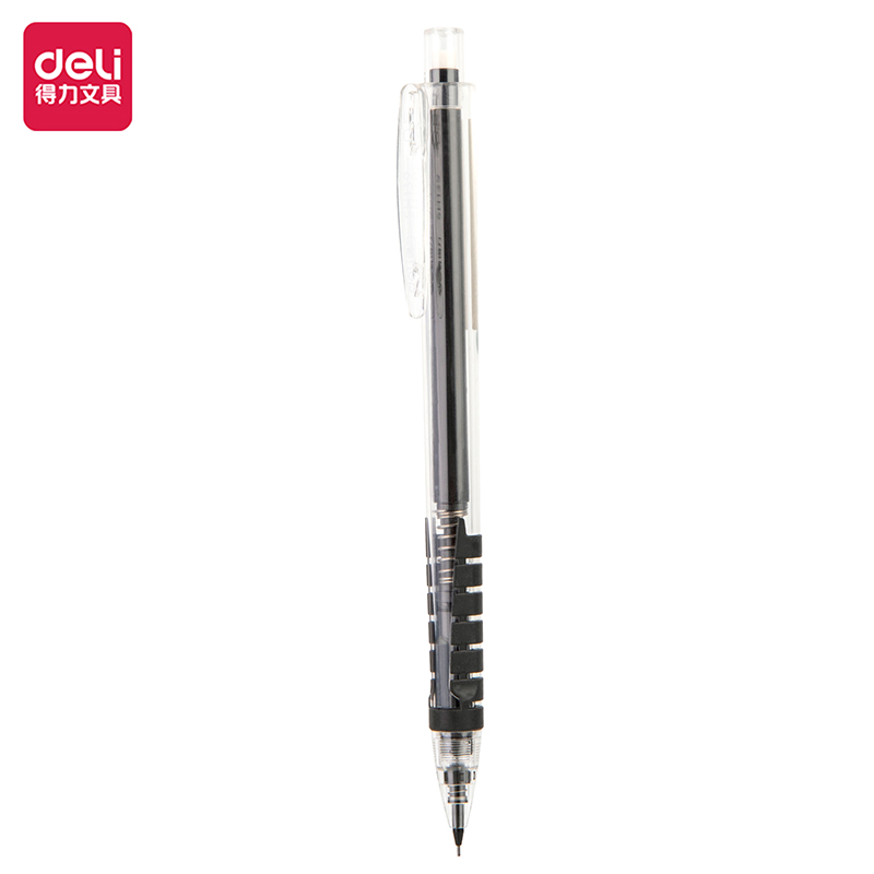 得力SH139自動(dòng)出芯塑料活動(dòng)鉛筆0.5mm(黑)(袋)