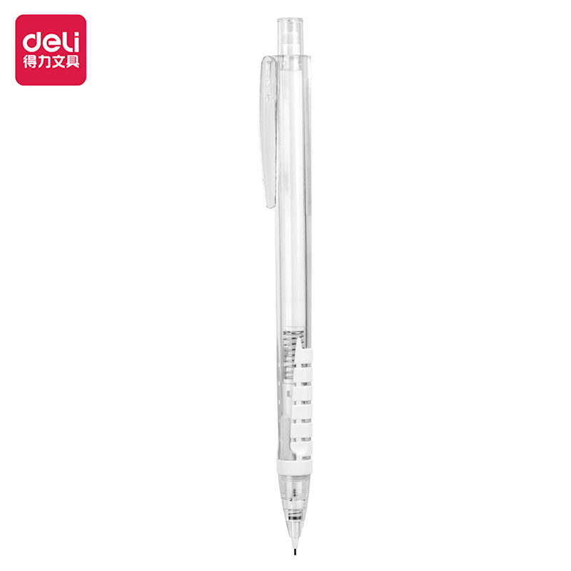 得力SH139自動(dòng)出芯塑料活動(dòng)鉛筆0.5mm(白)(袋)
