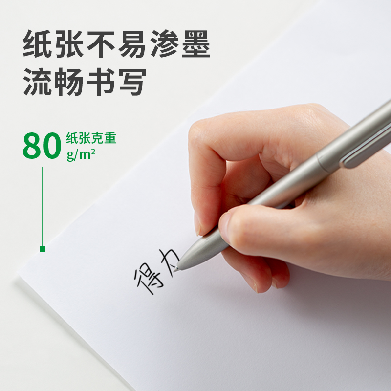 得力ZF538得力尚印復印紙A4-80g-8包(混)(包)