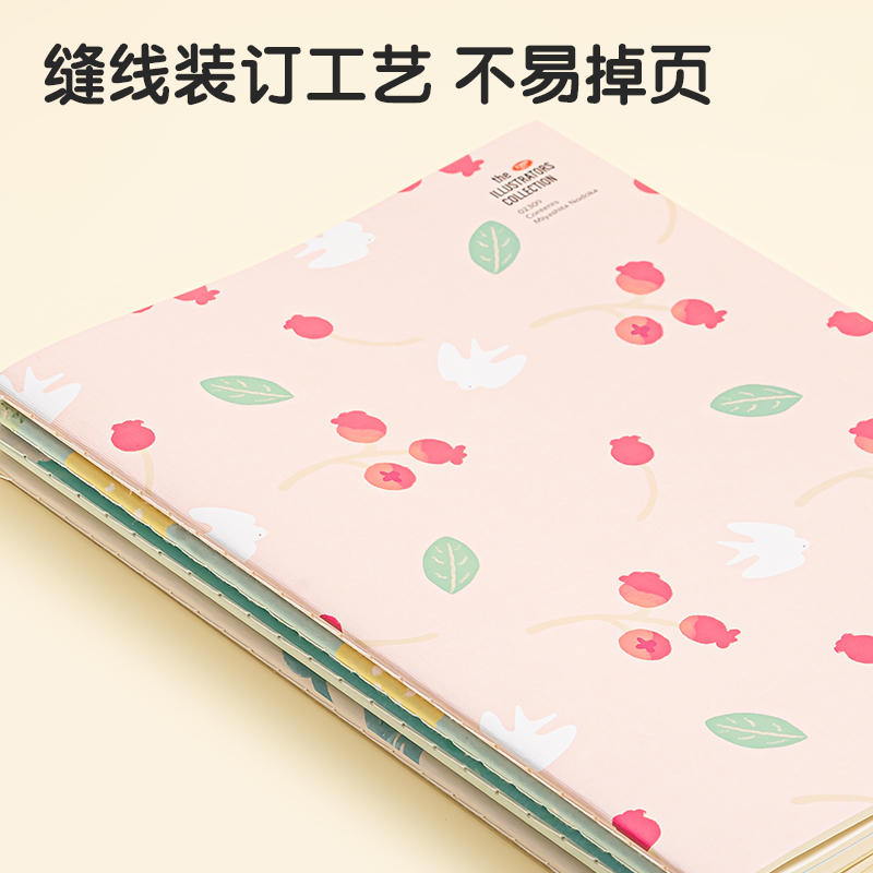 得力FB540插畫(huà)師聯(lián)名-縫線(xiàn)本(優(yōu)游歲月2)(本)