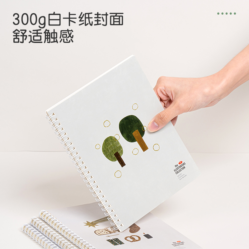 得力LA560插畫師聯(lián)名-螺旋本(時光淺末2)(本)