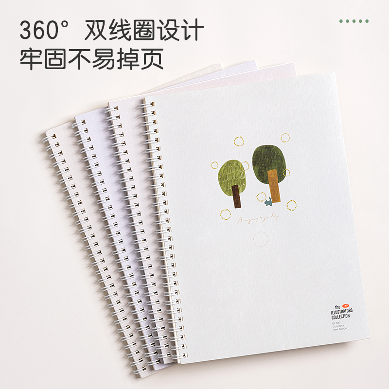 得力LB560插畫師聯(lián)名-螺旋本(時光淺末2)(本)