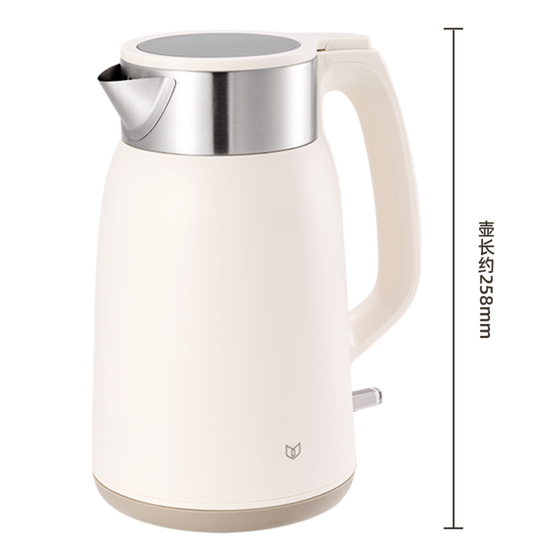 得力LL808-1.8L電熱水壺(米白)(臺(tái))