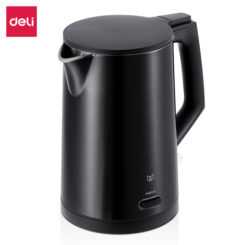 得力0767ES-1.7L電熱水壺(灰)(臺(tái))