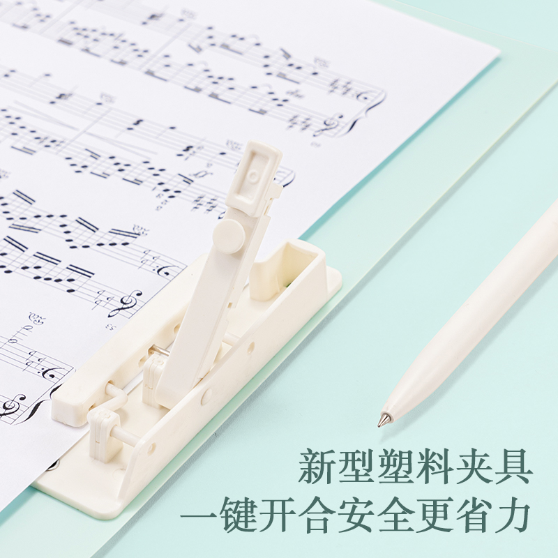 得力PE116果凍晴天2_PP按鍵試卷夾(混)(個)