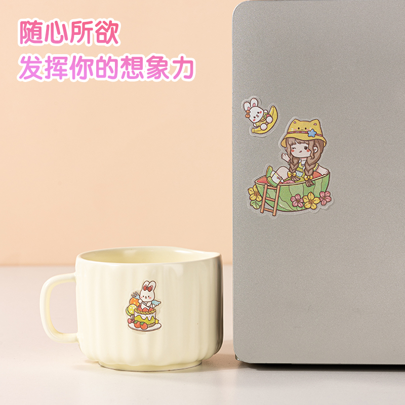 得力BT156卡通貼64*230mm(水果女孩)(個(gè))