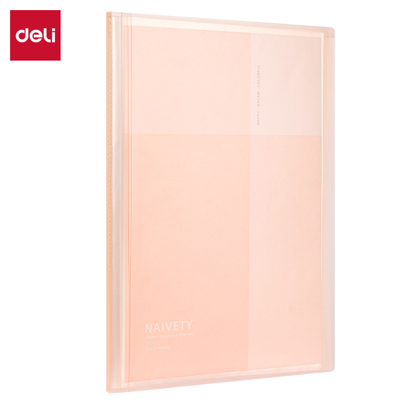 得力PQ605-40線上簡約40頁資料冊(橙)(個)