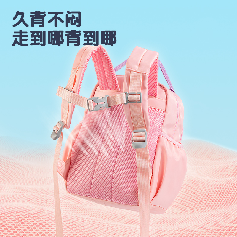 得力BB110簡約輕量化兒童書包(藍(lán))(個)