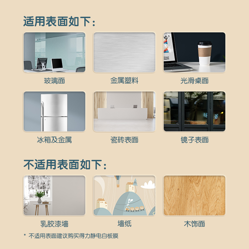 得力MF165可移除雙面膠軟鐵白板(低粘)900*1200mm(白)(盒)