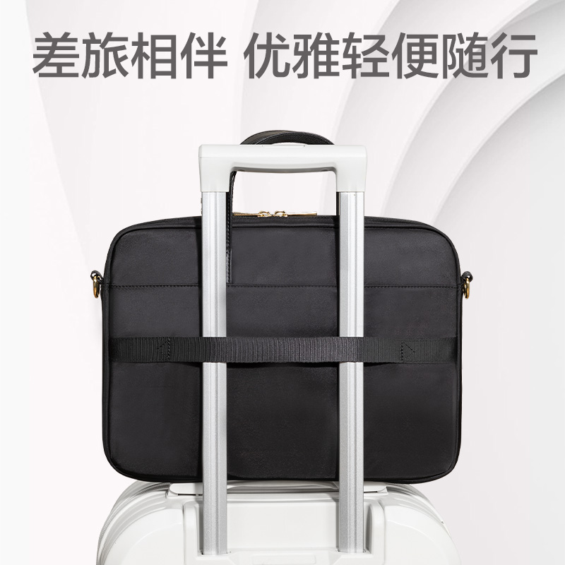 得力BG103個(gè)人型女士公文包(粉)(個(gè))