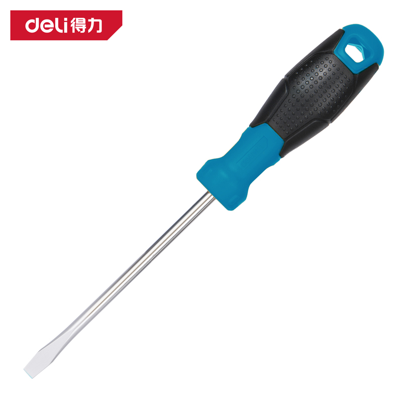 deli得力DW1600魚(yú)雷柄一字螺絲批6x100mmSUP11(藍(lán))(把)