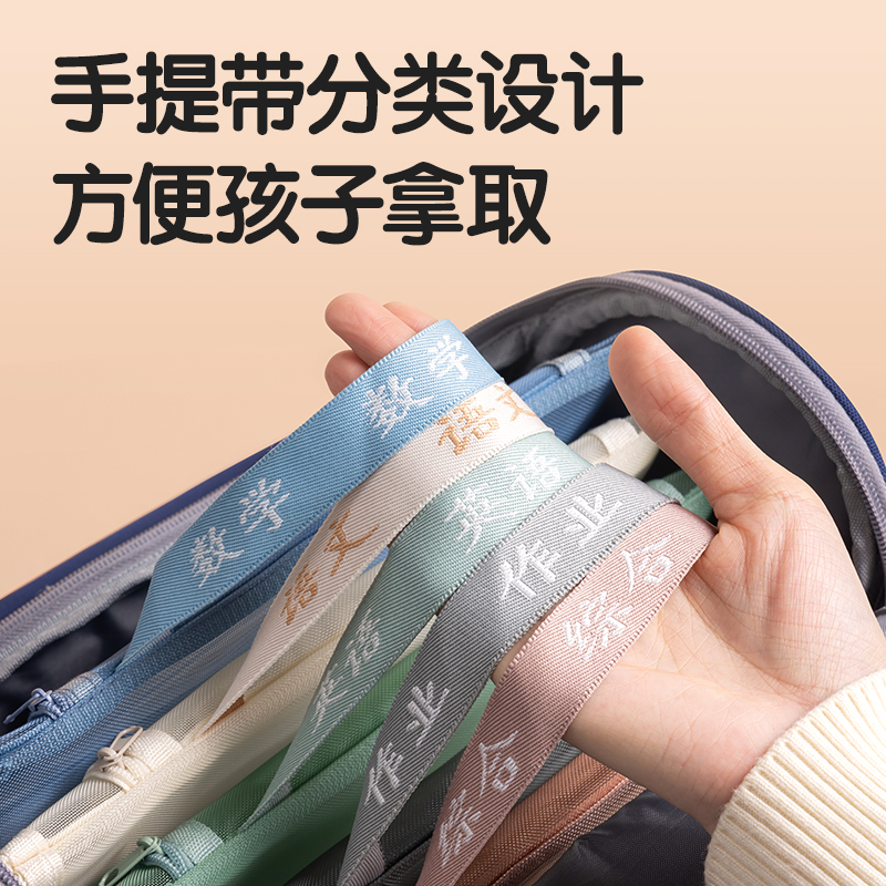得力PP116A_A4雙層手提網(wǎng)紗拉鏈袋(彩網(wǎng)-作業(yè)灰)(個(gè))