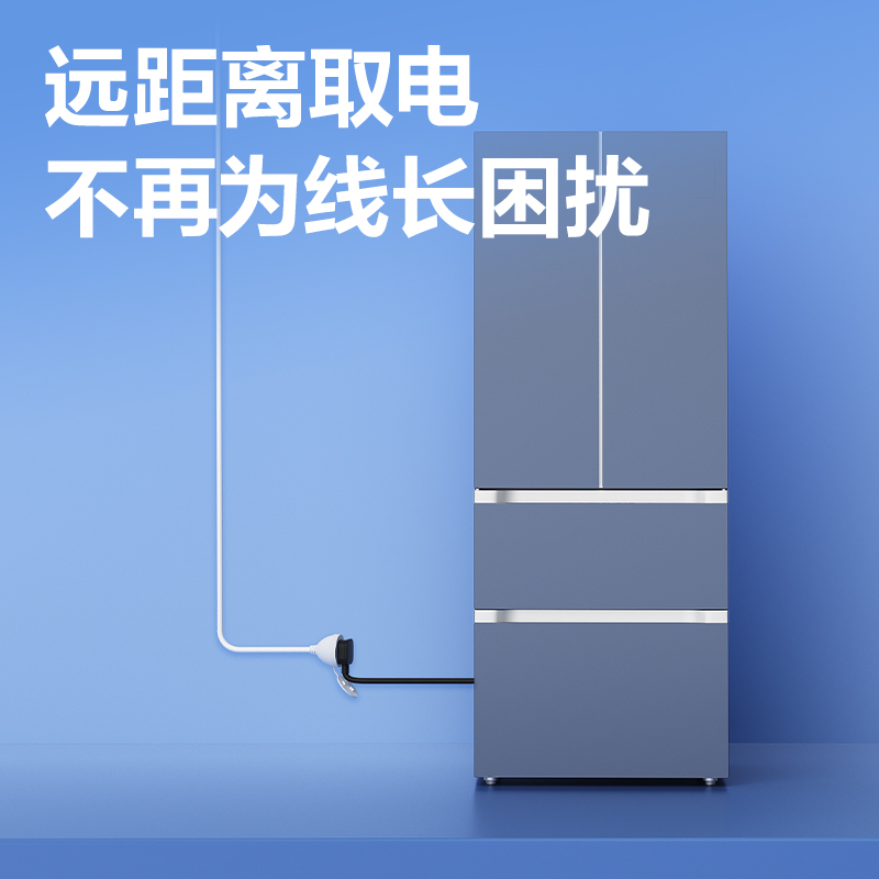 得力LX4201(1.5)16A大功率插座_1組_1.5米_彩盒裝(白)(個(gè))