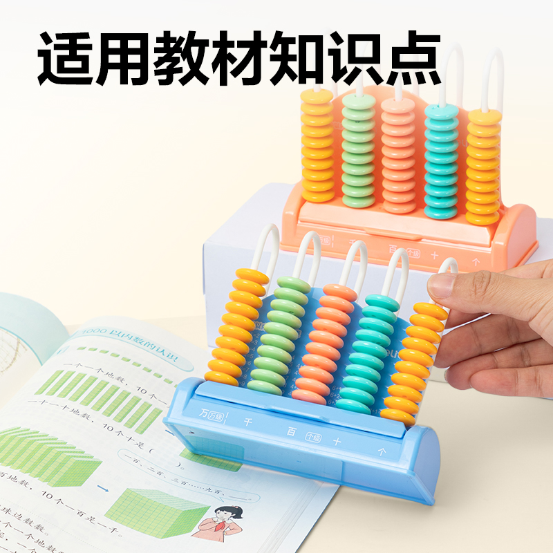 得力YX483學具5行清零計數(shù)器(混)(盒)