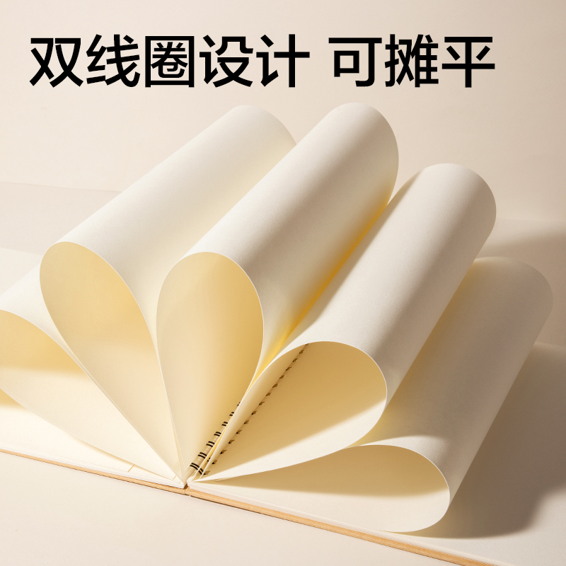 得力HS660-8K手繪大師素描本160g-8K-30頁(yè)(混)(本)