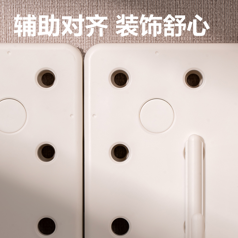 得力XDM55洞洞板L型掛鉤(白色)(袋)