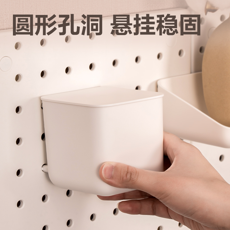 得力XDM55洞洞板L型掛鉤(白色)(袋)