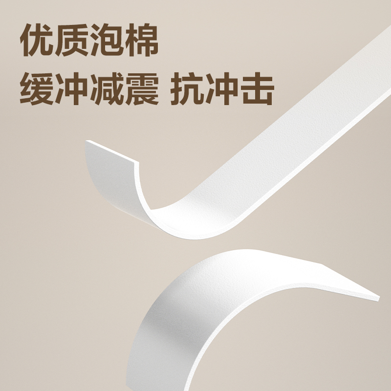 得力JL112小芯雙面泡棉膠帶18mm*10y*2mm(白)(1卷/袋)