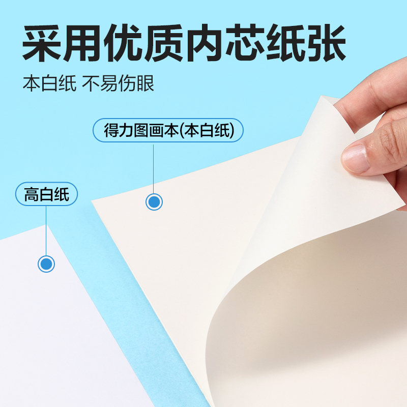 得力BE507-C線圈圖畫本-30頁(哼哼家族)(本)