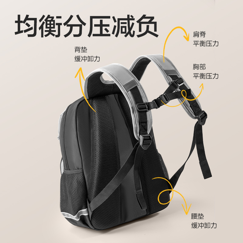 得力BB144出色系列立體廓形學(xué)生書(shū)包(寶石藍(lán))(個(gè))