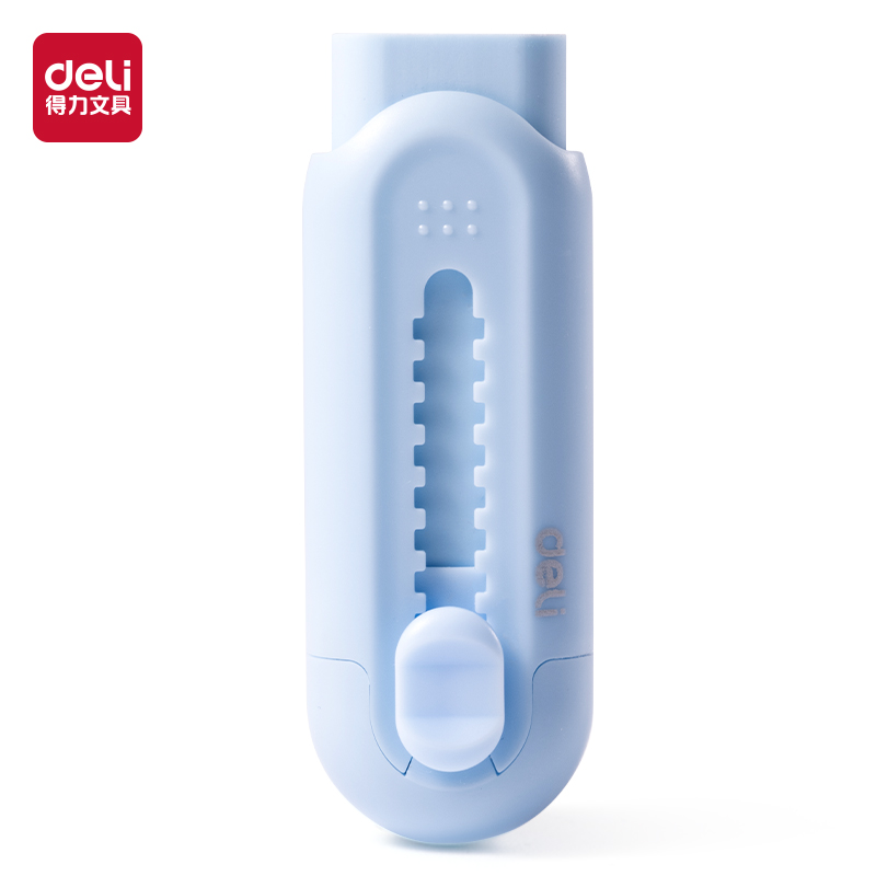 得力VP400線上款新造型推推樂橡皮擦(藍)(塊)