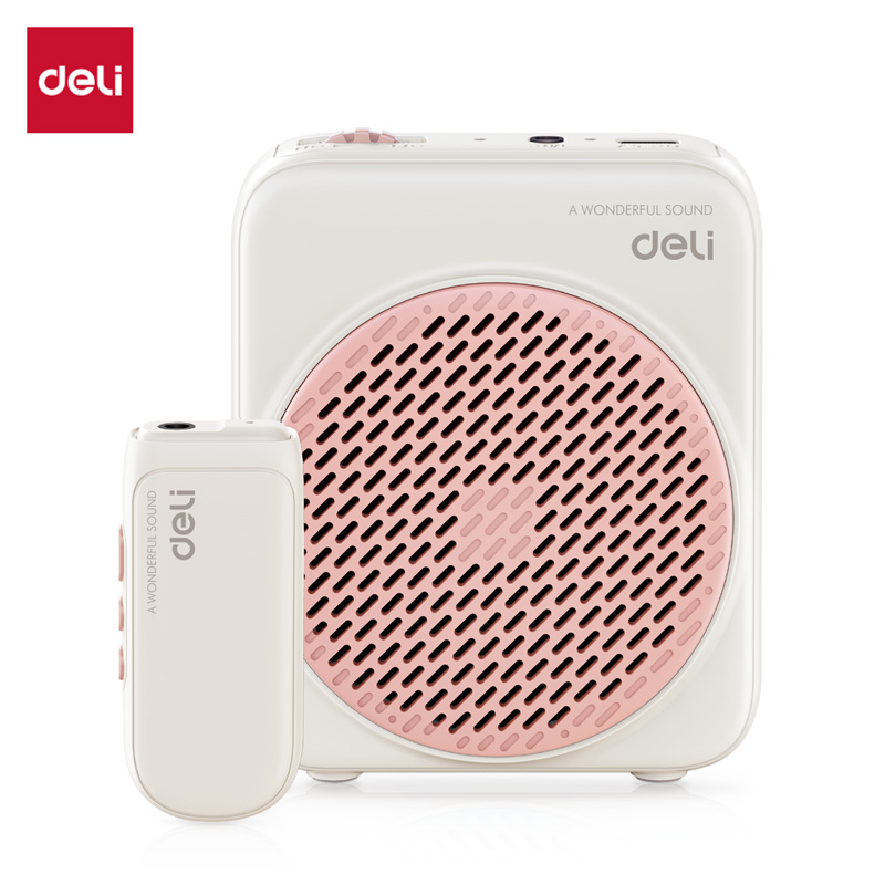 得力LT901擴音器便攜音響(粉)(個)