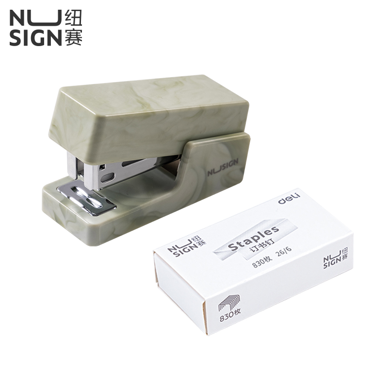紐賽NS083C訂書機(jī)(綠色)(1臺(tái)訂書機(jī)+1盒釘)